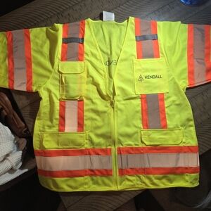 Kendall High-Visibility  Neon Yellow and Orange Surveyor Vest